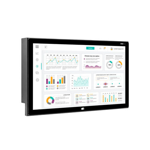 Monitor con touchs creen capacitivo PCAP - IRTMCF420SCNFA - IronTech Solutions, SL - con retroilluminazione a LED / industriale / per uso esterno