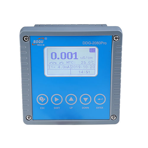 Conduttimetro d'acqua - DDG-2080Pro - Shanghai Boqu Instrument Co.,Ltd. - in linea / con misuratore di resistività / con misuratore TDS