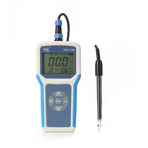 Conduttimetro portatile - DDS-1702  - Shanghai Boqu Instrument Co.,Ltd. - con compensazione automatica della temperatura / con registratore di dati / d'acqua
