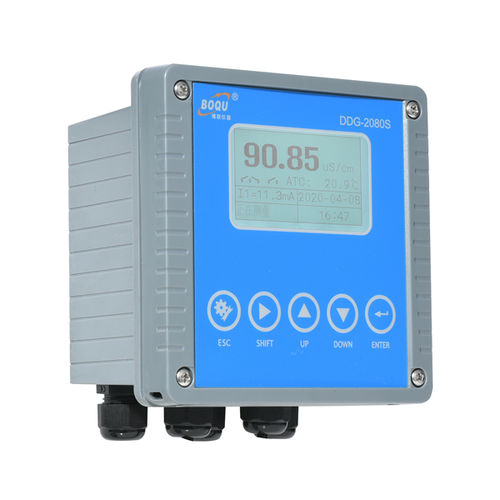 Conduttimetro in linea - DDG-2080S - Shanghai Boqu Instrument Co.,Ltd. - con compensazione automatica della temperatura / di precisione / con registratore di dati