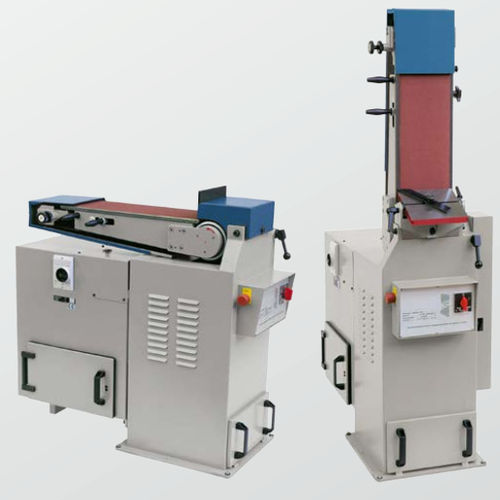 Rettificatrice piana - B200/150S - IMM Maschinenbau GmbH - per lamiera metallica / ad azionamento manuale / a nastro