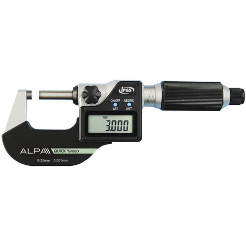 Micrometro per esterni - BA02025 - Alpa Metrology - digitale / ad alta velocità / a tenuta stagna