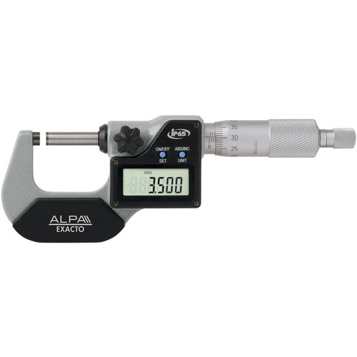 Micrometro per esterni - BAO25 series - Alpa Metrology - digitale / a tenuta stagna