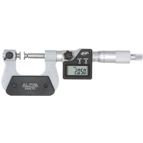 Micrometro per esterni - BA035 series - Alpa Metrology - digitale / con tasti intercambiabili / a tenuta stagna