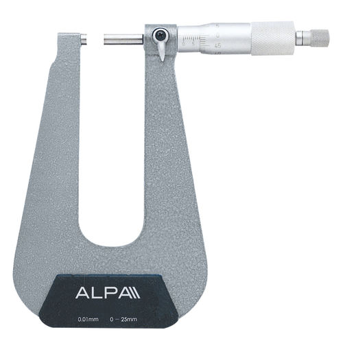 Micrometro di spessore - BB117 series - Alpa Metrology - per lamiera / analogico