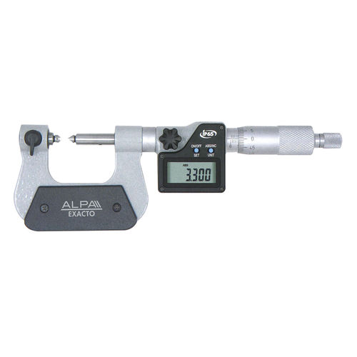 Micrometro per filettature - BA080 series - Alpa Metrology - per esterni / digitale / a tenuta stagna