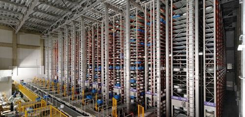 Magazzino di stoccaggio automatico verticale - Mini Load AS/RS - DAIFUKU - per piccolo carico / ad alta densità / ad alta velocità