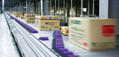 Smistatore automatico - DAIFUKU - per cartoni / di casse / shoe sorter