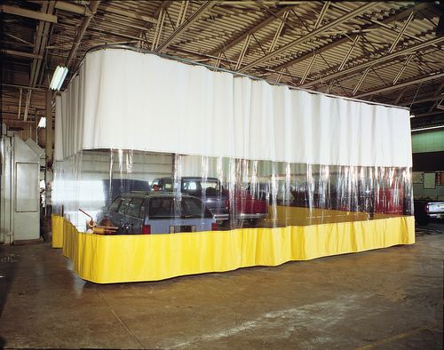 Divisorio da officina - Super-Vision Series - Singer Safety Company - scorrevole