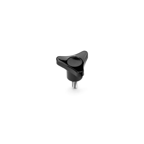 Manopola filettata - 3P/P - GAMM - triangolare / in acciaio inossidabile / di ottone