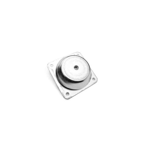Supporto antivibrazione arrotondato - AC4F - GAMM - in acciaio zincato / in elastomero / con piastre