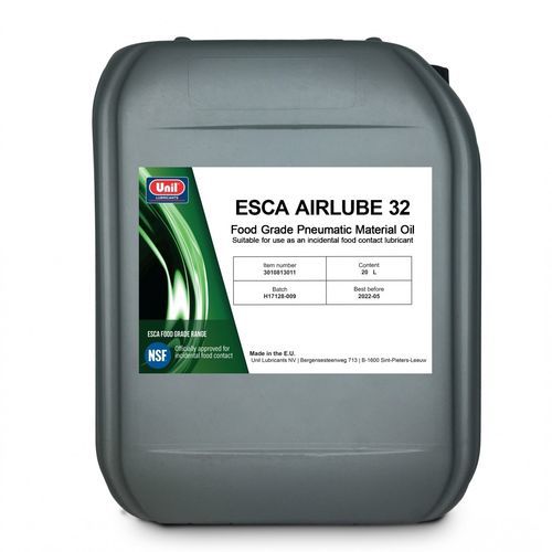 Olio di lubrificazione - ESCA AIRLUBE 32 - UNIL LUBRICANTS - per contatti elettrici / minerale / per l'industria agroalimentare