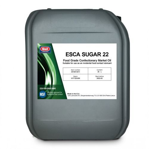 Olio di lubrificazione - ESCA SUGAR 22 - UNIL LUBRICANTS - per contatti elettrici / al polietilene / per il settore alimentare