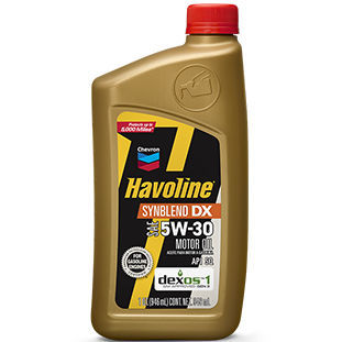 Olio di lubrificazione - Havoline® SynBlend DX - Chevron Lubricants (Mfg.) - sintetico / per motore / 5W30