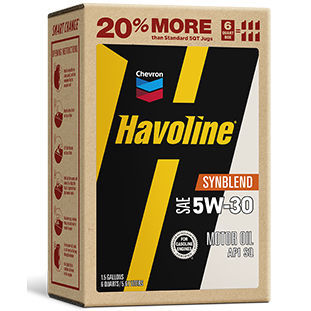 Olio di lubrificazione - Havoline® - Chevron Lubricants (Mfg.) - sintetico / per motore / per l'industria automobilistica