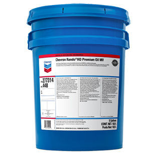 Olio di lubrificazione - Rando® HD Premium MV - Chevron Lubricants (Mfg.) - per trasmissione / per pompa / per cantiere di costruzione