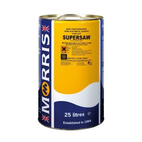 Fluido da taglio di segatura - SUPERSAW  - Morris Lubricants (Mfg.) - semi-sintetico / idrosolubile