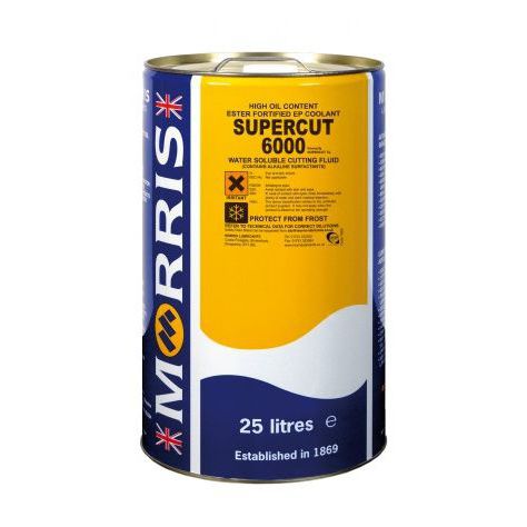 Liquido di raffreddamento di taglio - SUPERCUT 6000 - Morris Lubricants (Mfg.) - idrosolubile / per pressioni estreme