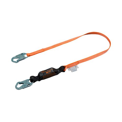 Cordino con assorbitore di energia con cinghia - Miller® Titan™ II - RAE Systems - doppio / con assorbitore di chock