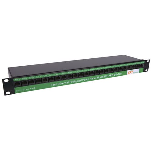 Limitatore di sovratensione per rete Cat6 - NETPRO CG-24P - Cirprotec - per rete Ethernet / per impianto fotovoltaico / RJ45