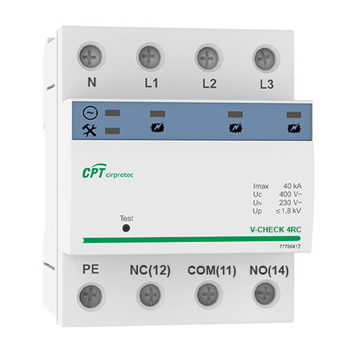 Limitatore di sovratensione di tipo 2 - V-CHECK 4RC IR - Cirprotec - classe II / da giardino / per applicazioni telecom