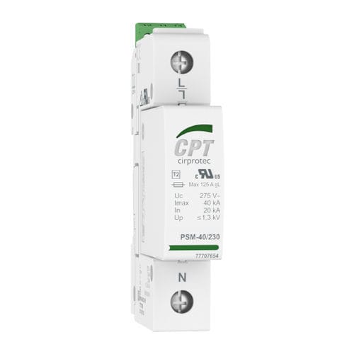 Limitatore di sovratensione di tipo 2 - PSM1-30/750 IR - Cirprotec - classe II / per applicazioni telecom / per impianto fotovoltaico
