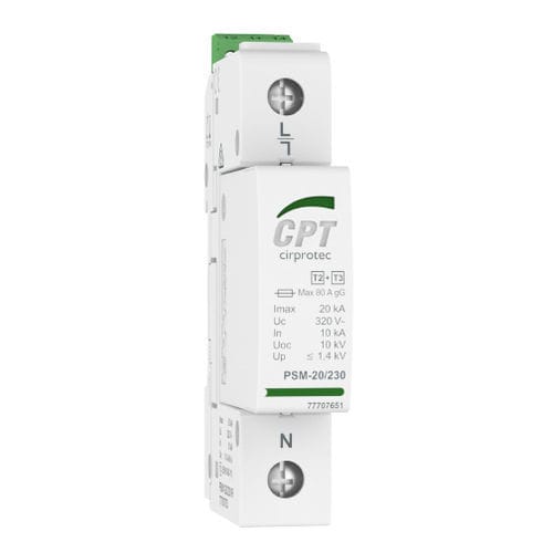 Limitatore di sovratensione di tipo 2 - PSM1-20/120 - Cirprotec - di tipo 3 / classe II / classe III