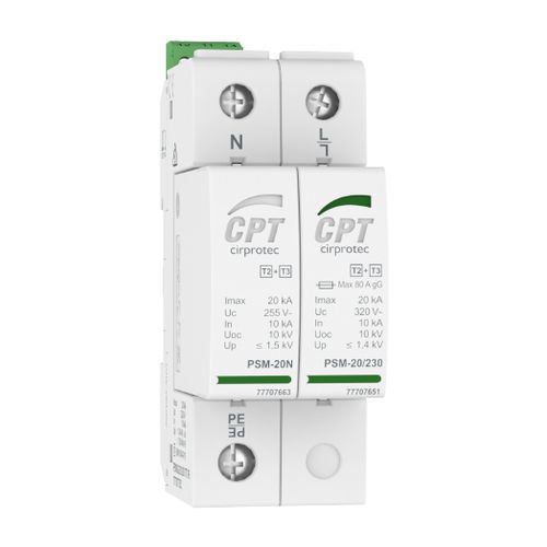 Limitatore di sovratensione di tipo 2 - PSM2-20/230 TT - Cirprotec - di tipo 3 / classe II / classe III