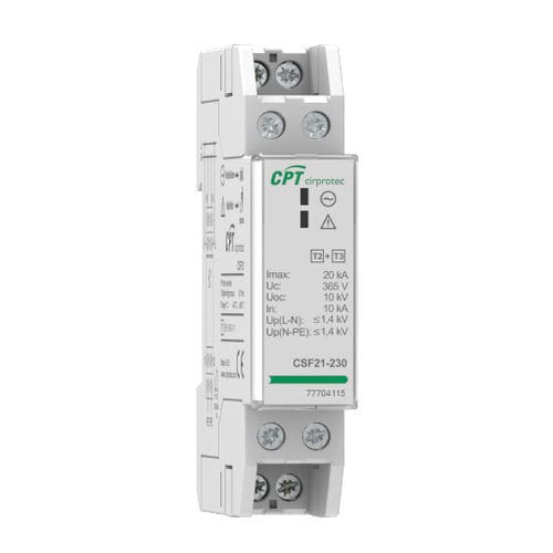 Limitatore di sovratensione di tipo 2 - CSF21-230 - Cirprotec - di tipo 3 / classe II / classe III