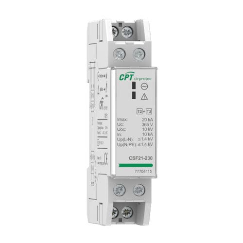 Limitatore di sovratensione di tipo 2 - CSF21-230 IR - Cirprotec - di tipo 3 / classe II / classe III