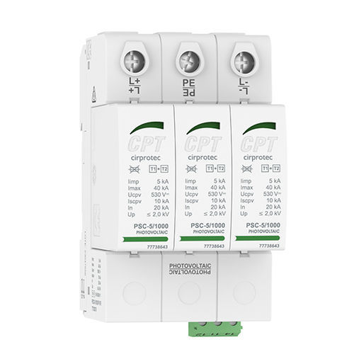 Limitatore di sovratensione di tipo 1 - PSC3-5/1000 PV - Cirprotec - di tipo 2 / classe I / classe II