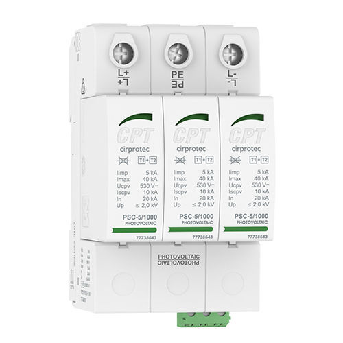 Limitatore di sovratensione di tipo 1 - PSC3-5/1000 PV IR - Cirprotec - di tipo 2 / classe I / classe II