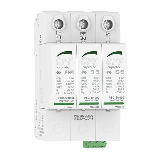 Limitatore di sovratensione di tipo 1 - PSC3-5/1500 PV IR - Cirprotec - di tipo 2 / classe I / classe II