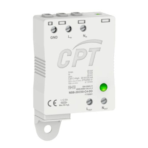 Limitatore di sovratensione di tipo 2 - NSB-20/230-C4-DD - Cirprotec - di tipo 3 / classe II / classe III