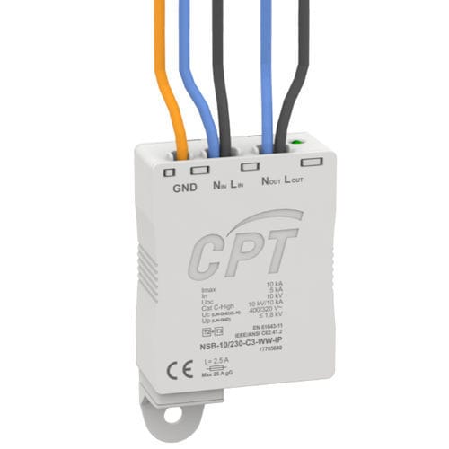 Limitatore di sovratensione di tipo 2 - NSB-10/230-C4-WW-IP - Cirprotec - di tipo 3 / classe II / classe III