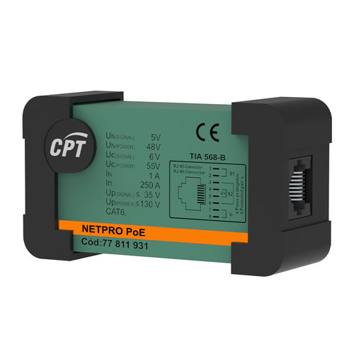 Limitatore di sovratensione per rete Cat6 - NETPRO 1P POE (CAT 6) - Cirprotec - per reti Cat.5 - Cat.6 / per rete Ethernet / per impianto fotovoltaico