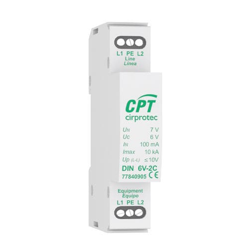 Limitatore di sovratensione per applicazioni telecom - DIN 48V-2C - Cirprotec - per impianto fotovoltaico / monoblocco / 1 paio