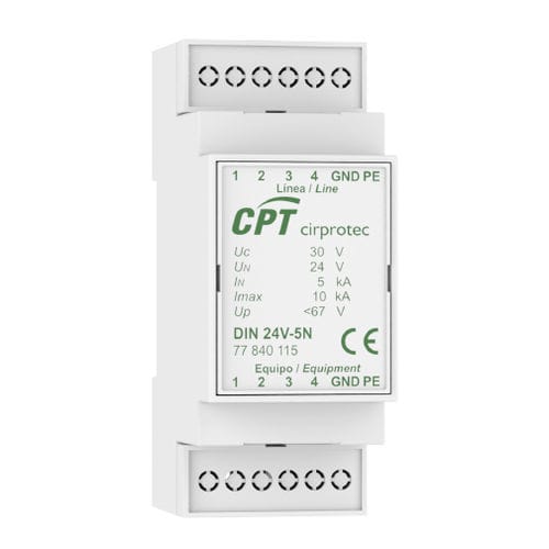 Limitatore di sovratensione per applicazioni telecom - DIN 12V-3 - Cirprotec - per impianto fotovoltaico / monoblocco / su guida DIN