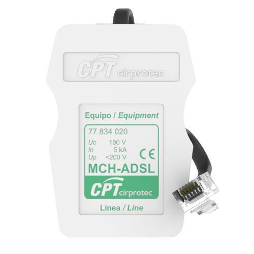 Limitatore di sovratensione di linea ADSL - MCH-ADSL - Cirprotec - per linea telefonica / 1 paio / RJ45