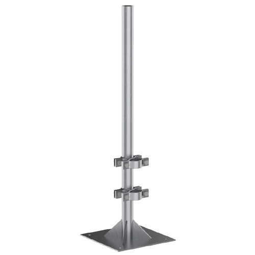 Piastra d'appoggio in acciaio galvanizzato - PIE SOP MAST 9M - Cirprotec - orizzontale / verticale
