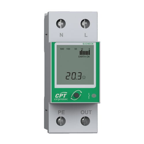 Sistema di monitoraggio della potenza -  G-CHECK 120V  - Cirprotec - di difetto di messa a terra / per impianto fotovoltaico / visivo