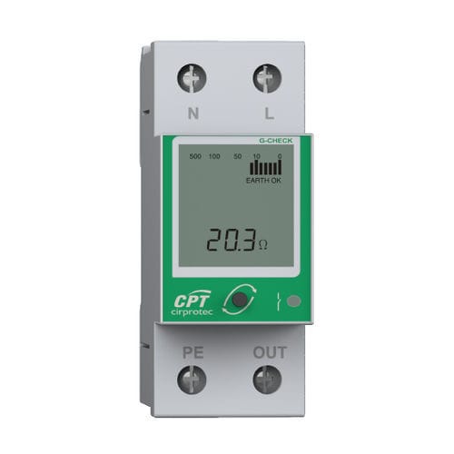 Sistema di monitoraggio della potenza -  G-CHECK 230V  - Cirprotec - di difetto di messa a terra / per impianto fotovoltaico / visivo