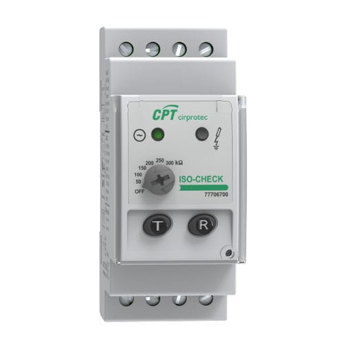 Controllore di isolamento per rete AC - ISO-CHECK 230V - Cirprotec - su guida DIN / per applicazioni fotovoltaiche / per stazione di ricarica per veicoli elettrici