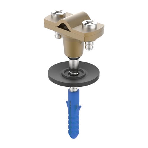 Pinza di messa a terra in ottone - SOP-CABLE Br M8 TIRAF 50/70 - Cirprotec