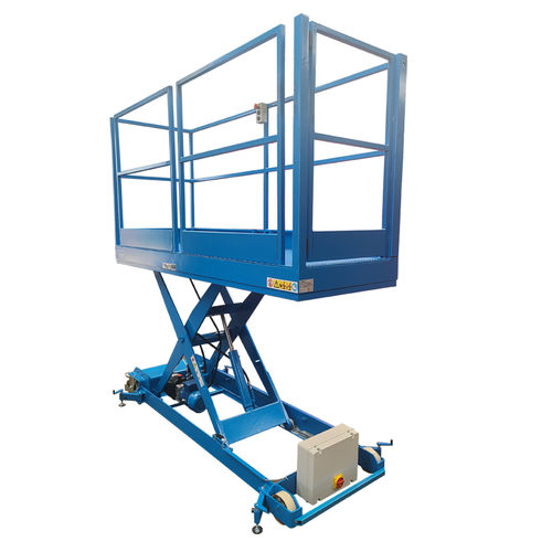 Piattaforma elevatrice a forbice mobile - X/RF/CM - TESIS ENGINEERING - fissa / elettroidraulica / da officina