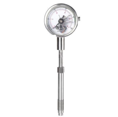Manometro con quadrante - PT124Y-613 - Shanghai Zhaohui Pressure Apparatus Co.,Ltd.(ZHYQ) - in acciaio inossidabile / in plastica / a membrana