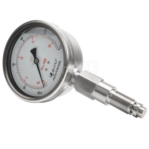 Manometro con quadrante - PT124Y-621 - Shanghai Zhaohui Pressure Apparatus Co.,Ltd.(ZHYQ) - a membrana / di processo / doppio