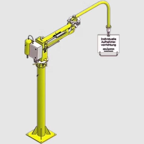 Manipolatore articolato - Mirus - Zeilhofer Handhabungstechnik GmbH & Co. KG - pneumatico / con presa / per componenti meccaniche