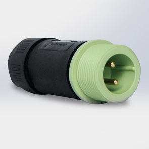 Connettore di alimentazione elettrica - EC02681-1023-AF - Suzhou Exceedconn Technology Co.,Ltd. - cilindrico / maschio / in poliammide