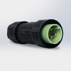 Connettore di alimentazione elettrica - EC02681-4023-BF - Suzhou Exceedconn Technology Co.,Ltd. - cilindrico / maschio / in poliammide
